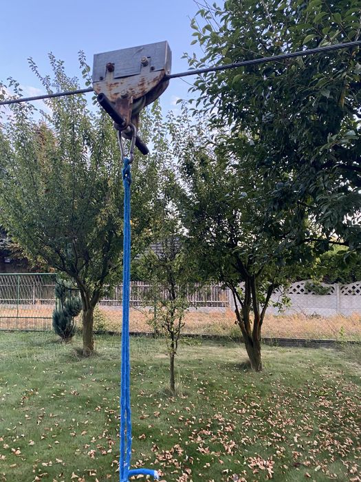 Zjazd linowy zip tarzan tyrolka 40m mega duzy