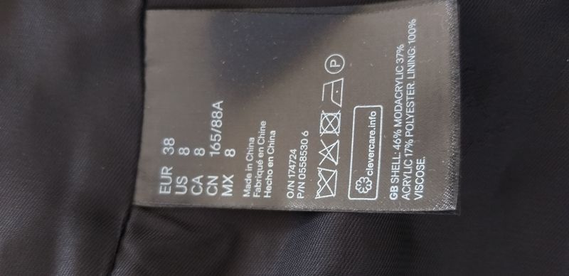 Futro Płaszcz Erdem H&M Studio Trend Hit