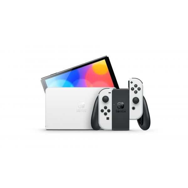 Консоль Nintendo Switch (OLED model) White set + гра Animal Crossing