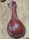 Vintage, wazon art deco szklo koralowe w stylu murano