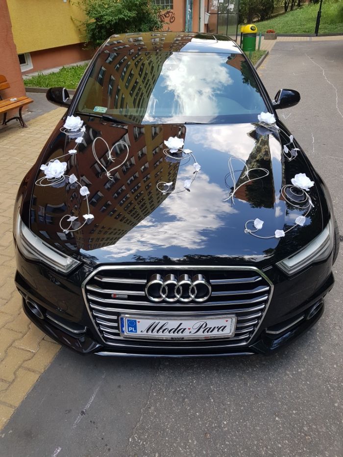 Auto do ślubu Samochód na wesele Audi A 6 c7 s line matrix 2016 r.