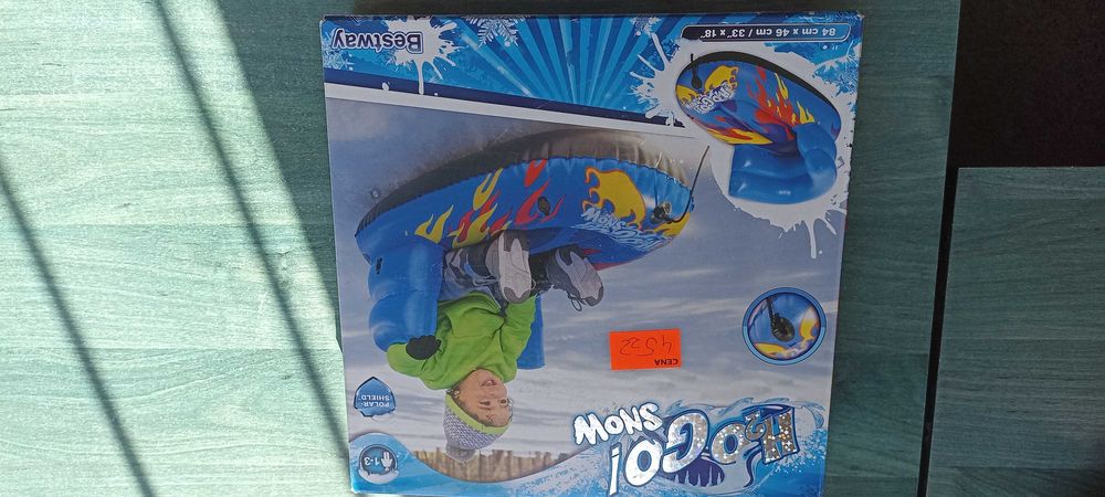 BESTWAY H2O GO Snow Sanki Niebieskie z Oparciem 84 x 46 cm