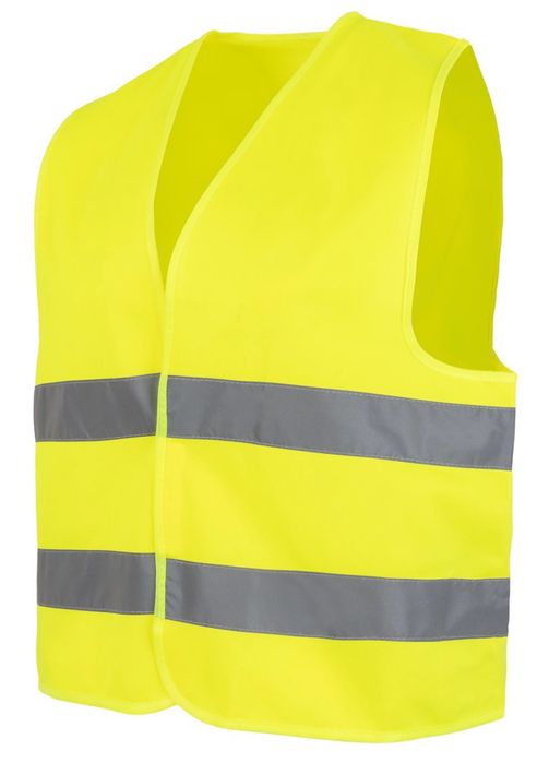 Kamizelka ostrzegawcza żółta | odblaskowa robocza BHP | 10 sztuk