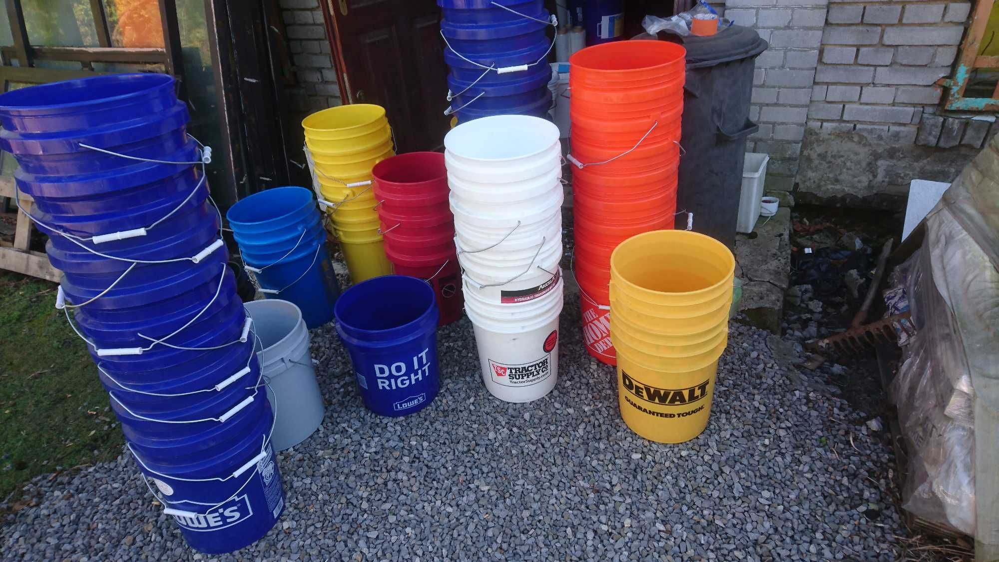 wiadra pojemniki spożywcze 20l z atestem HDPE 2