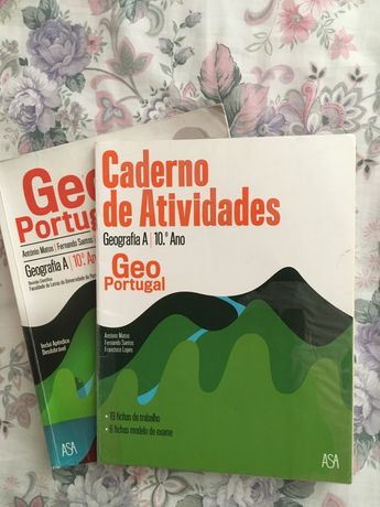 Manual + Caderno fichas geografia 10ano GeoPortugal