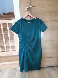Carry M Butelkowa zieleń sukienka ciążowa elegancka