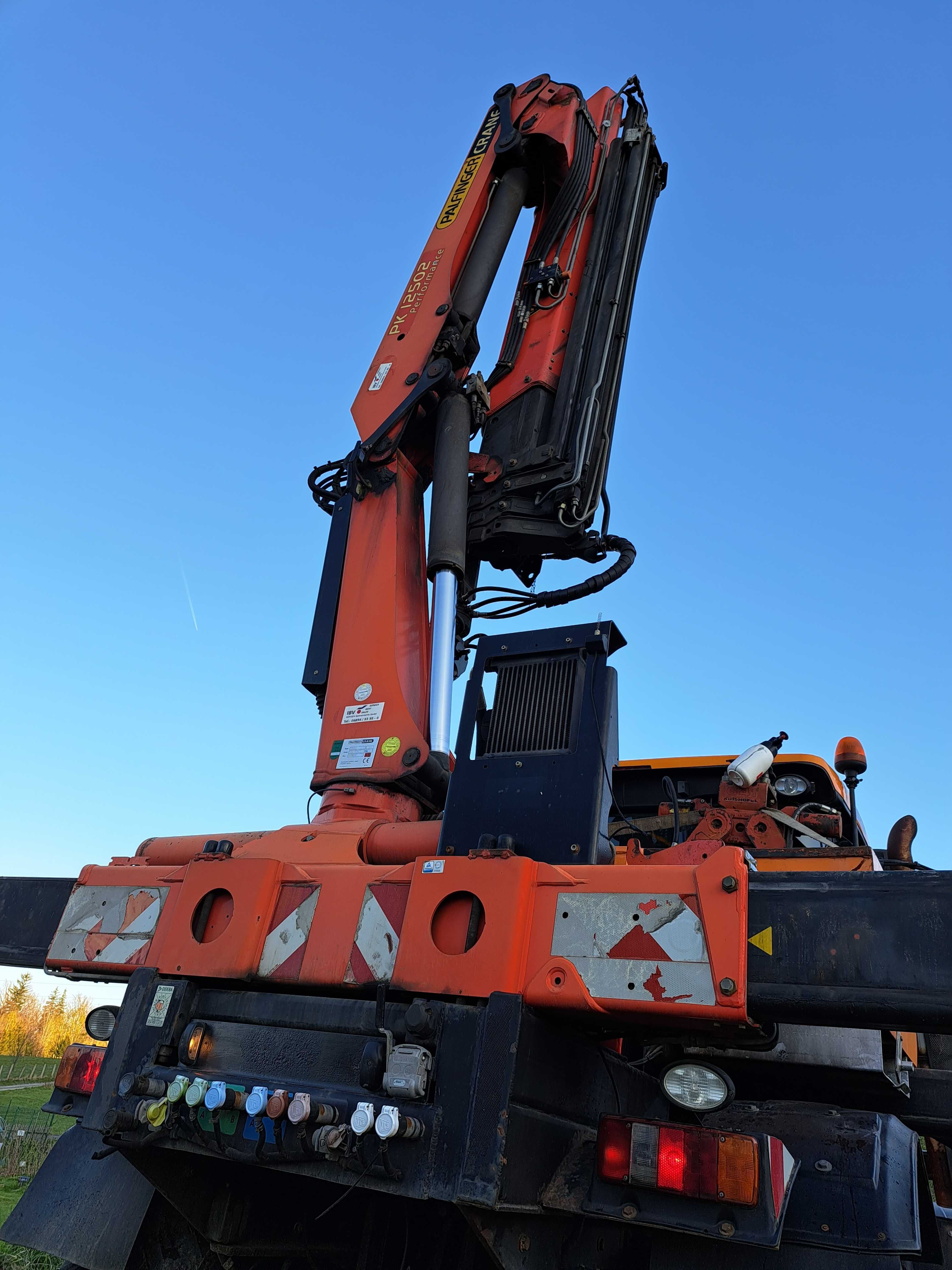 Palfinger Żuraw HDS Crane JCB Fastrac Terenowy JCB 3220 leśny wolnobie