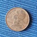 Moeda 10 centimos Franca 1967