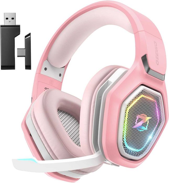 Ozeino OW810 Gaming Headphones, Wireless Gaming Headset mit Mikrofon