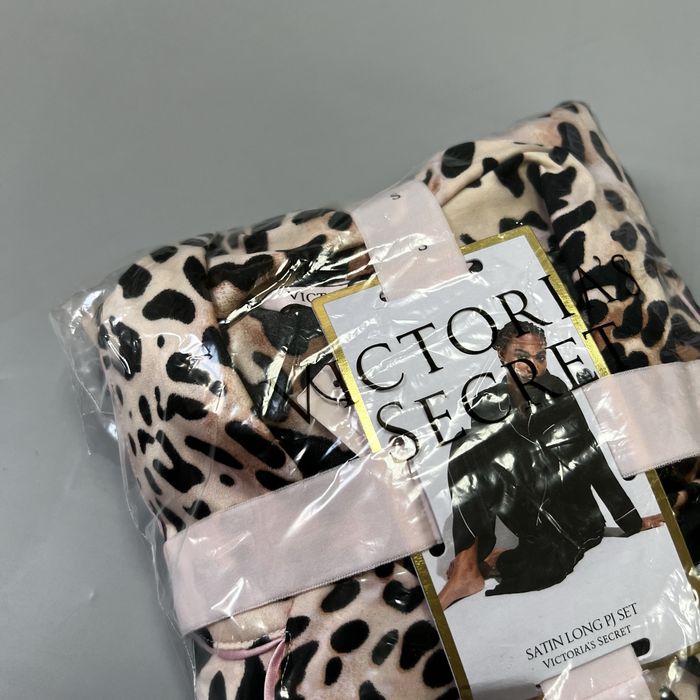 Victoria Secret Satin Leopard оригинал новая пижама сатин леопардовая