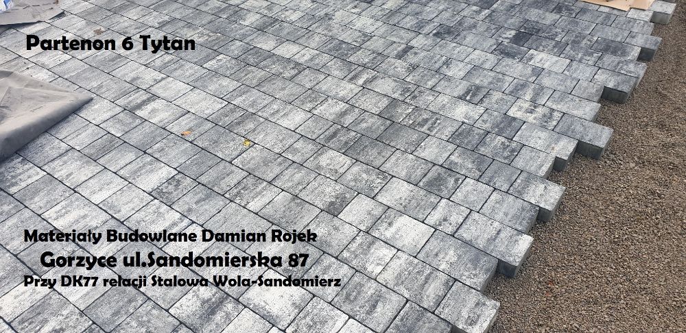 Kostka brukowa FORBET Partenon Tiramisu Piryt Tytan Mocca-Orange Nero