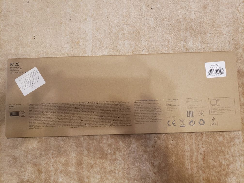 Клавиатура Клавиатура Logitech K120 укр. раскл. UKR