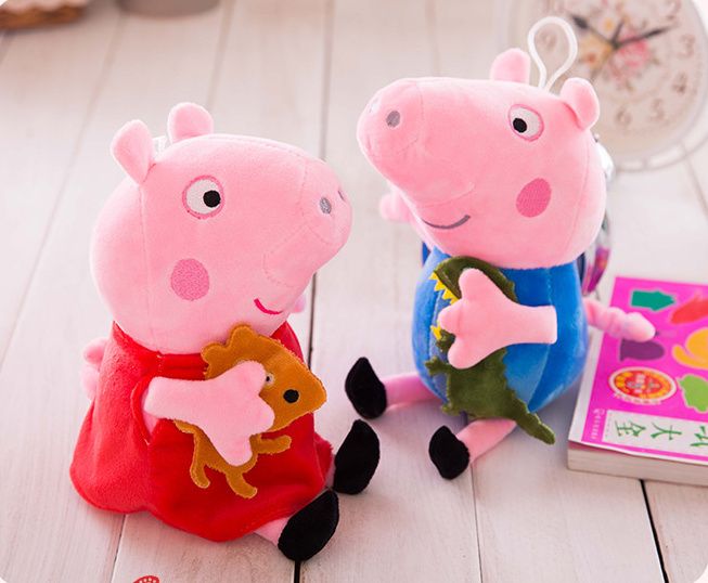 Игрушка Свинка Пеппа/Джордж 30см Peppa мама плюшевая семья/папа свин