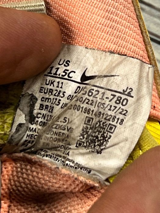 Nike air zoom сороконожки оригинал детские 28 размер