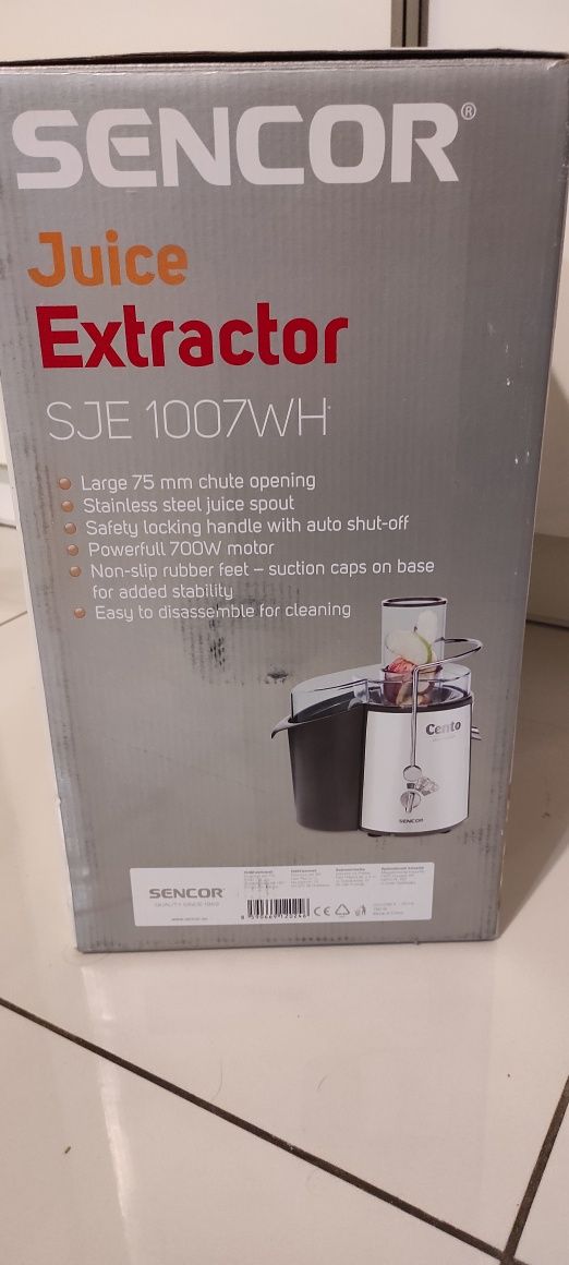 Wyciskarka sokowirówka Sencor SJE 1007WH