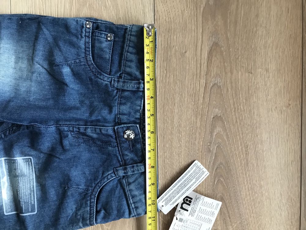Mothercare nowe spodnie jeans cienkie miekkie buggy legginsy