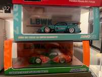 1:64 Inno64 Mazda RX7 LBWK - zestaw 2szt.