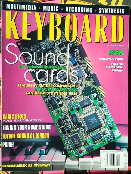 Números antigos da revista Keyboard