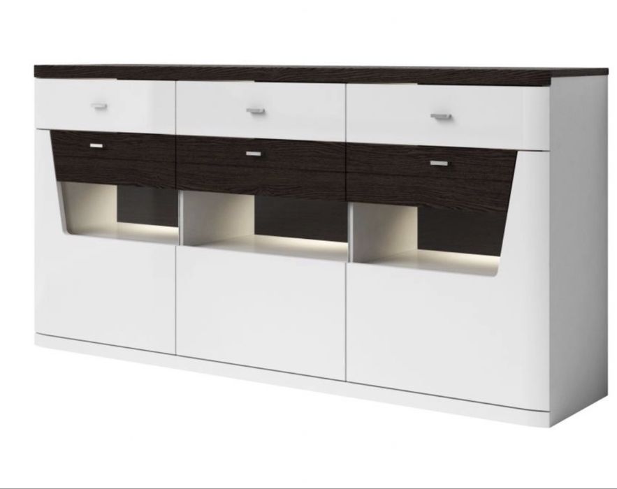 Witryba 1D Typ 6  i Komoda Toronto 3D3S Typ 25 Bydgoskie