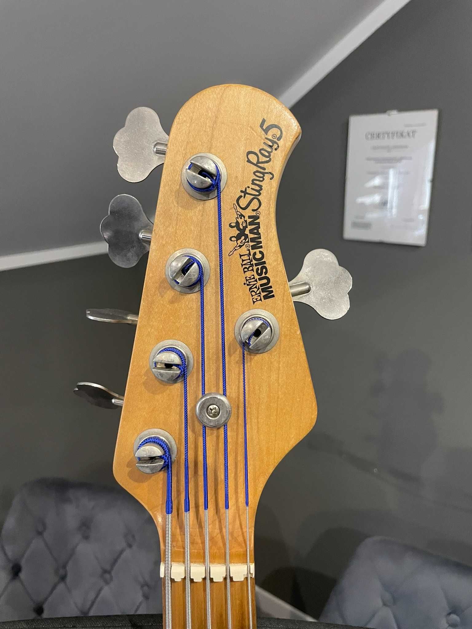 Gitara basowa Music Man StingRay 5 HH + org case