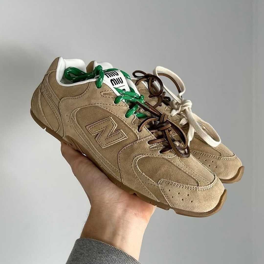 Buty New Balance530SL Miu Miu Ecru Moda Obuwie sportowe rozmiar.38