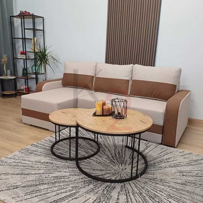 Narożnik Darwin Kanapa Sofa Łóżko Młodzieżowe do Salonu Rogówka+GRATIS