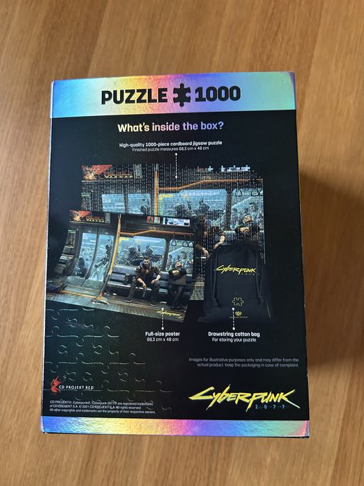 Puzzle Cyberpunk 2077 Tysiąc Elementów