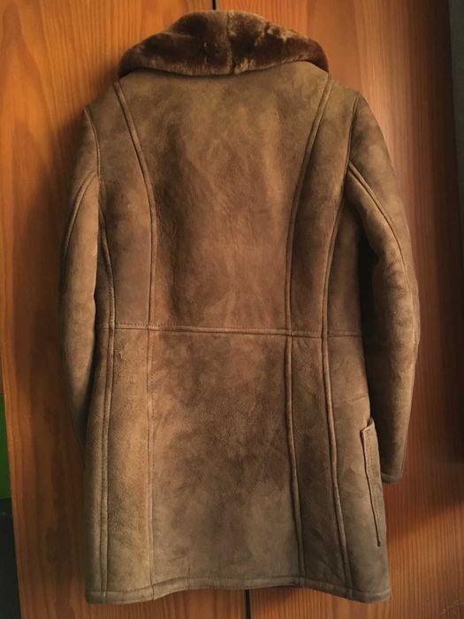 Casaco shearling B3 em pele - tamanho 46 (S)