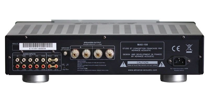 Advance Acoustic MAX150 klasa A+AB, usb `DAC, pilot