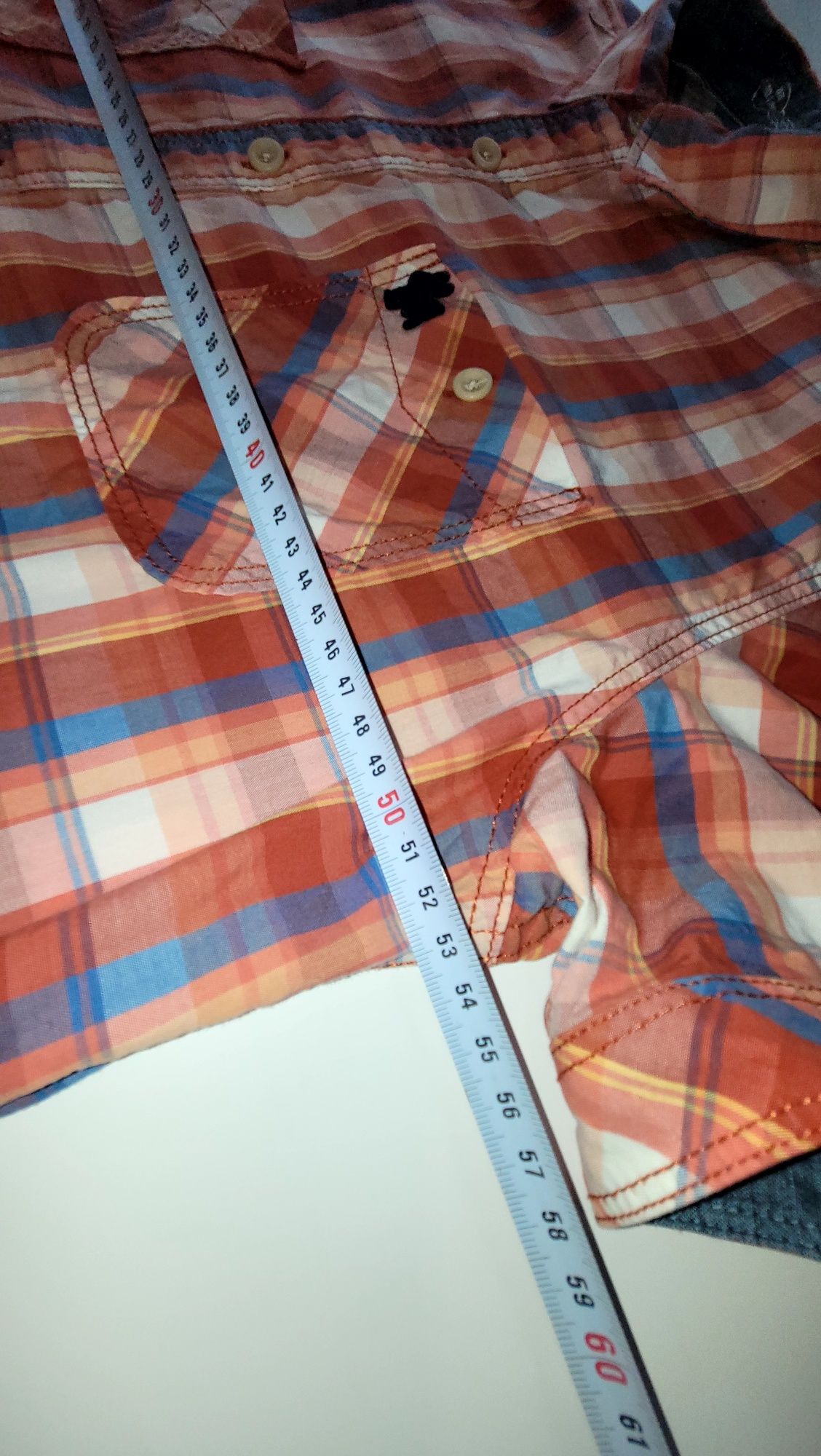 Jack&Jones Corp. Koszula męska na lato bawełna kratka