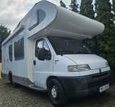 Fiat DUCATO KNAUS TRAVELLER 700 K  Bezwypadkowy 8-osób ABS Tempomat Bagażnik na 4 Rowery Solar TV