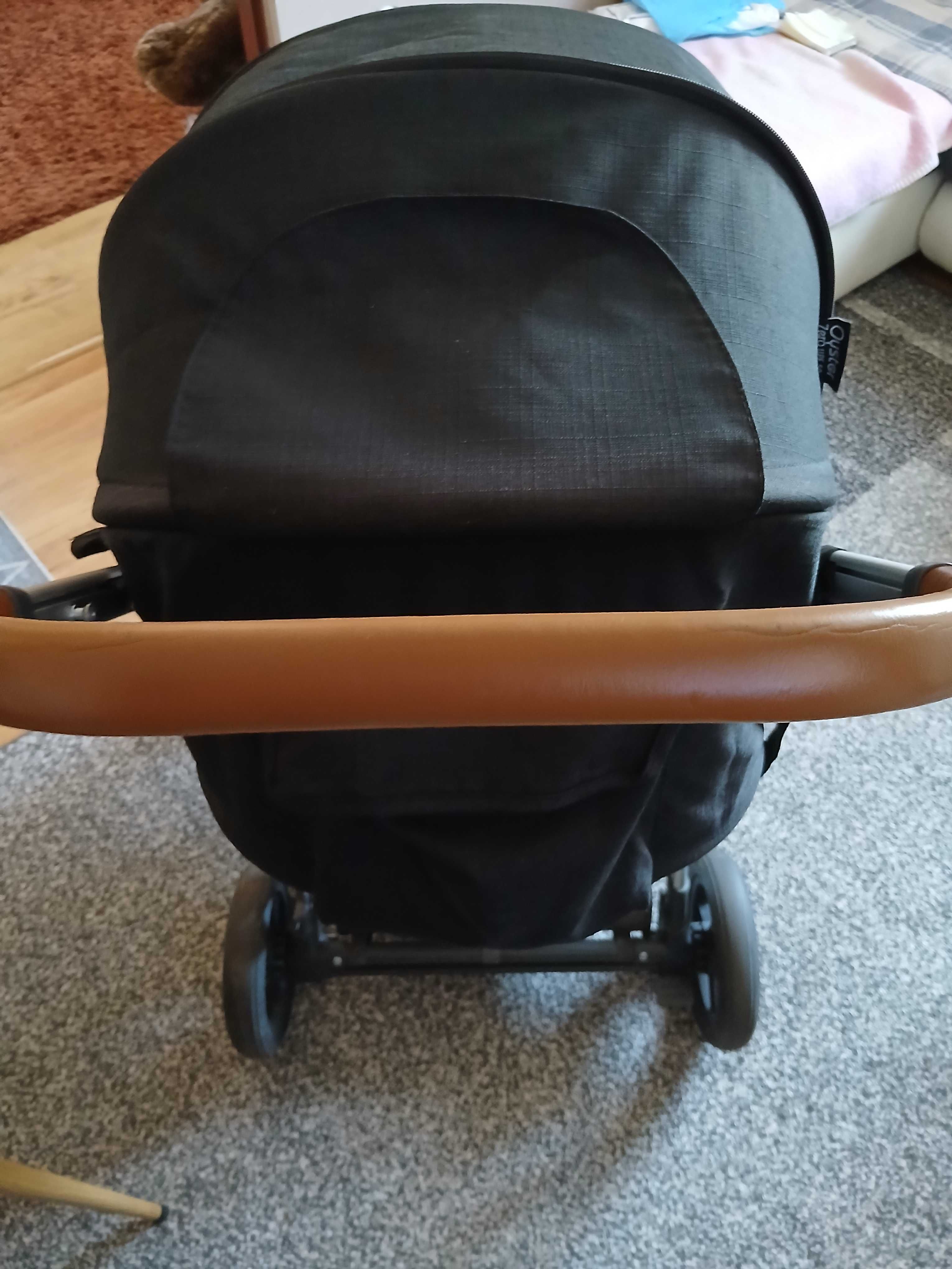 Wózek spacerowy oyster zero czarny bdb