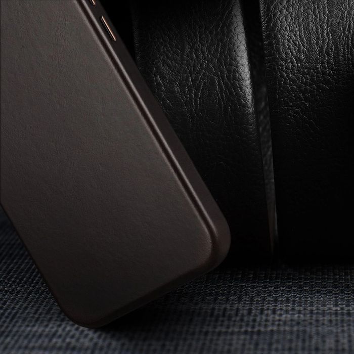 Dux Ducis Naples etui do iPhone 14 Plus z MagSafe ciemnobrązowy
