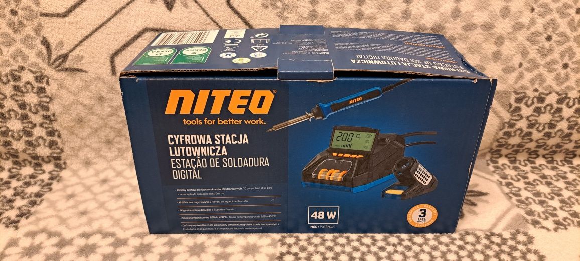 Nowa Stacja Lutownicza Cyfrowa LED firmy Niteo 48W