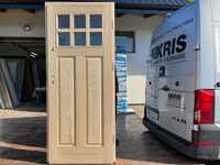 Drzwi drewniane ZEWNĘTRZNE sosnowe 88x210 CAŁA POLSKA
