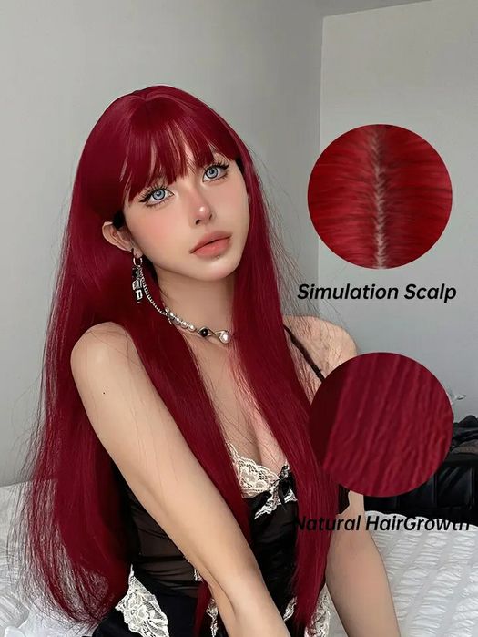 Peruca Vermelha Ruiva