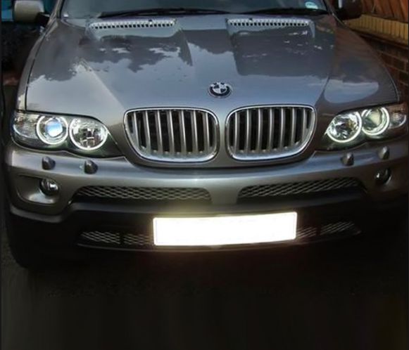 CCFL E53 кольца для е53 кузова X5 BMW яркие белые ангельские глазки х5