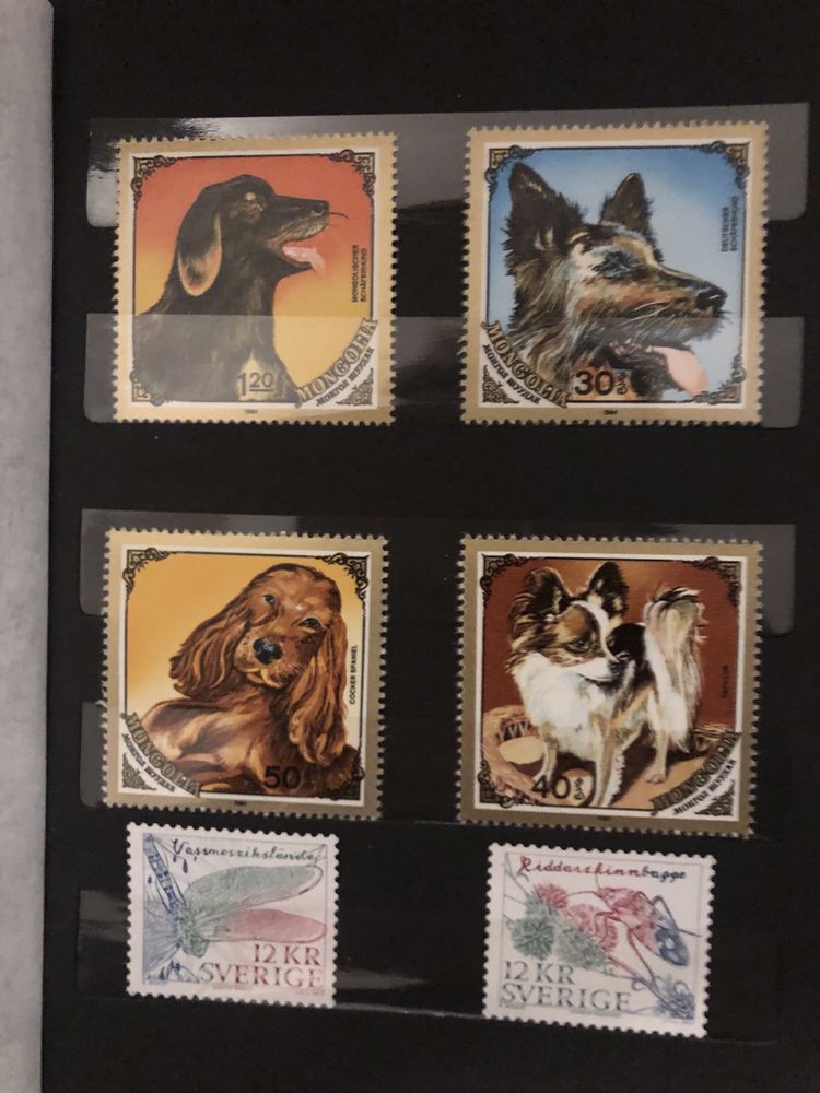 znaczki Mongolia zwierzęta klaser