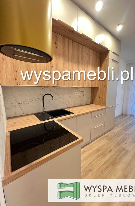 Nowe meble kuchenne narożne kaszmir dąb 270x120cm każdy wymiar kuchnia