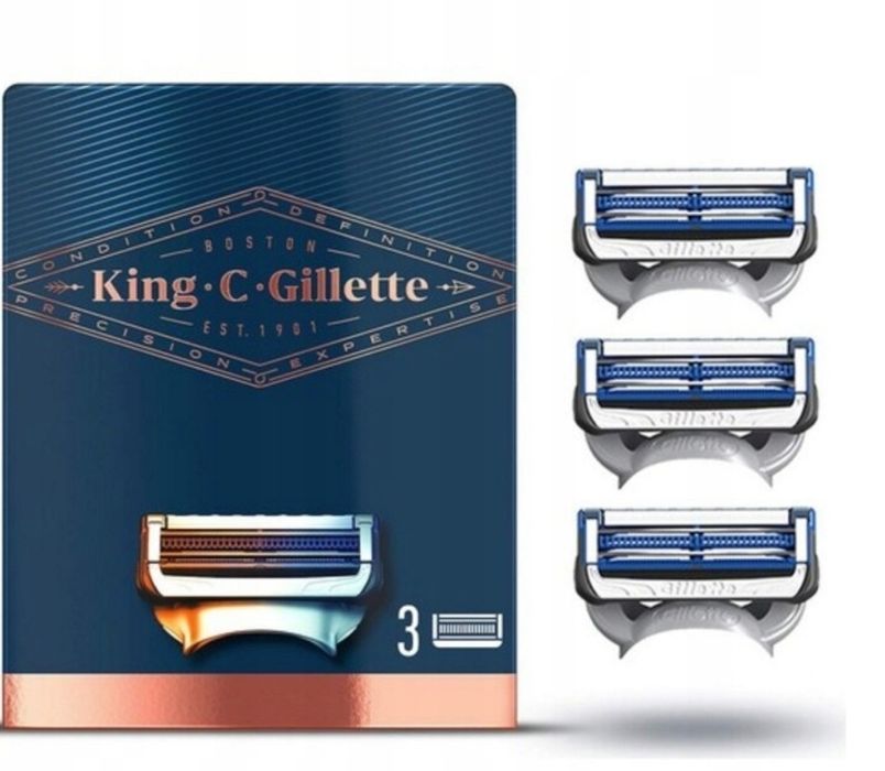 Część wymienna do maszynki do golenia King C Gille 3sztuki