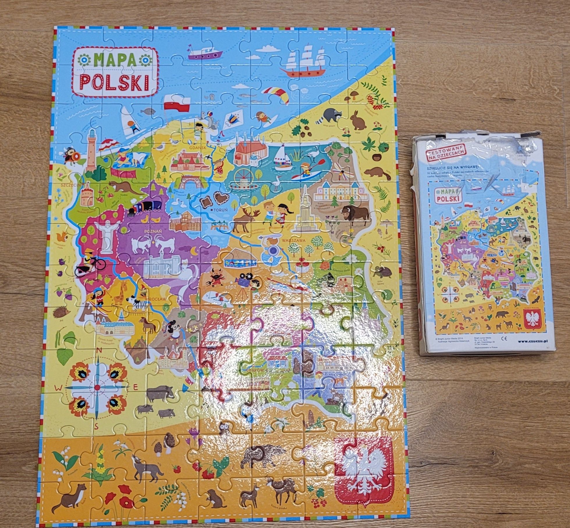 Puzzle Czuczu - Mapa Polski