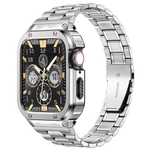 MioHHR – Metalowy pasek z etui do Apple Watch 42 mm