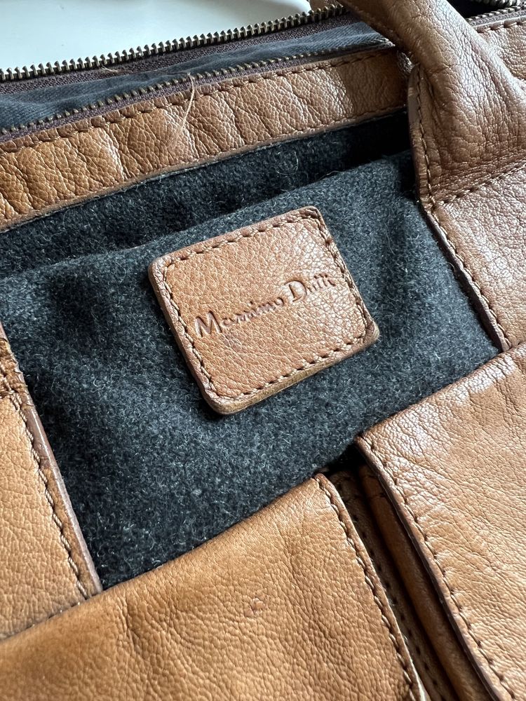 Torba skórzana Massimo Dutti