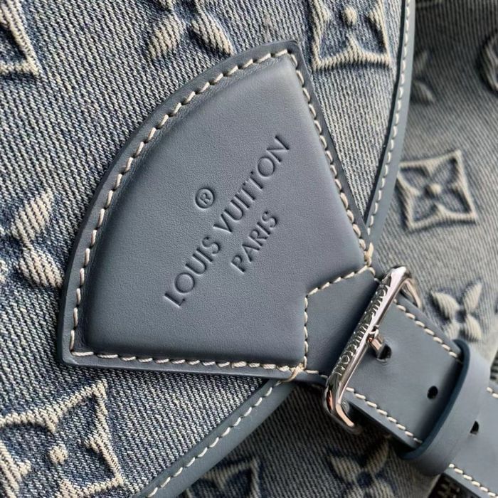 LOUIS VUITTON MONTSOURIS джинсовый рюкзак мужской унисекс портфель
