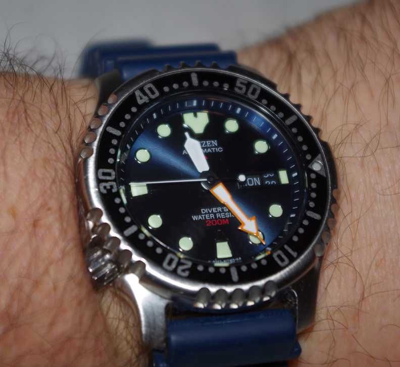 zegarek diver citizen  automat  200 m