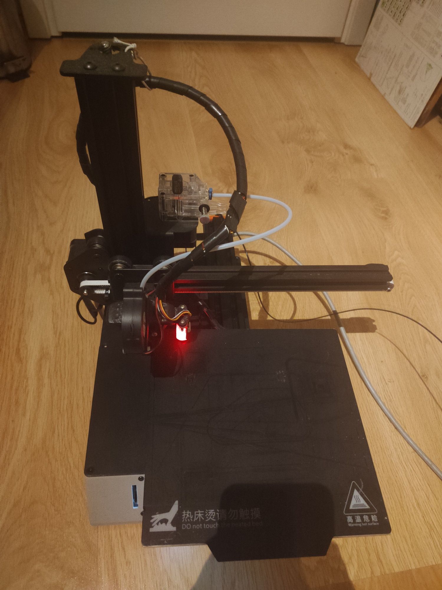 Drukarka 3D Tevo Michaelangelo po modyfikacjach