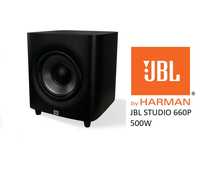 JBL Studio 660P Dark Wood Subwoofer 500W/RMS KINO SKLEP RATY 30x0%