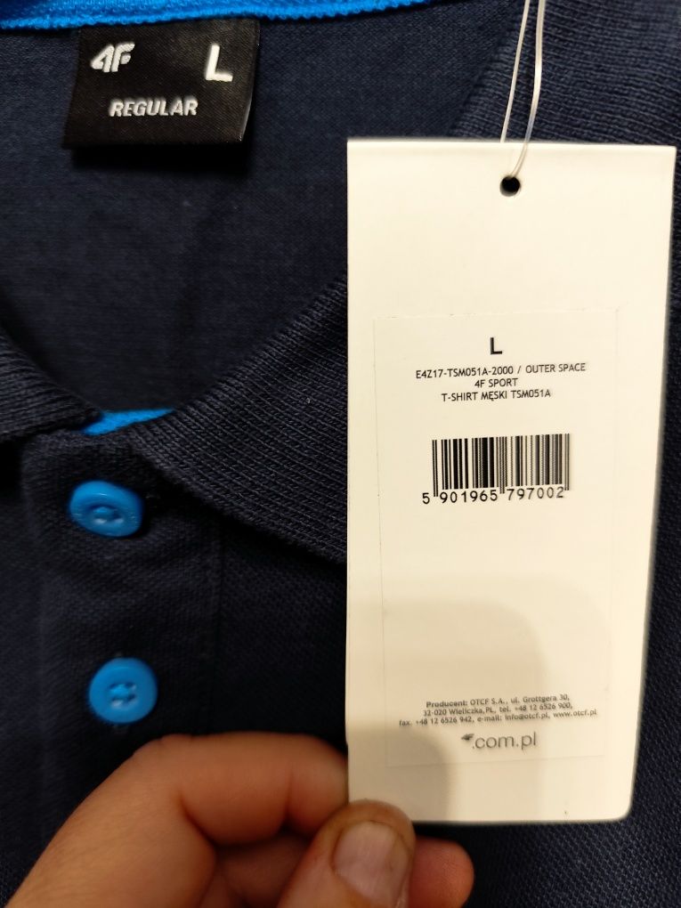 Koszulka polo nowa 4F mała L