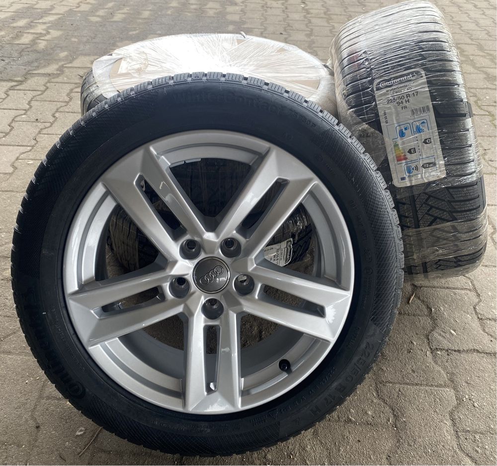 Nowe koła zimowe 17 Audi A4 B8 B9 225/50R17 Continental