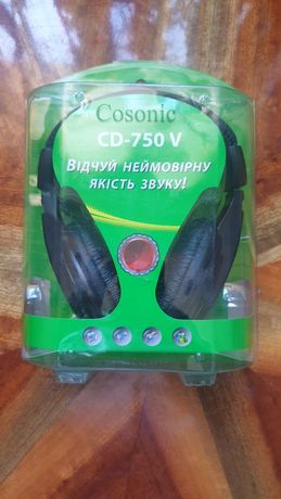 Наушники Cosonik CD 750 V для компьютера. Новые!